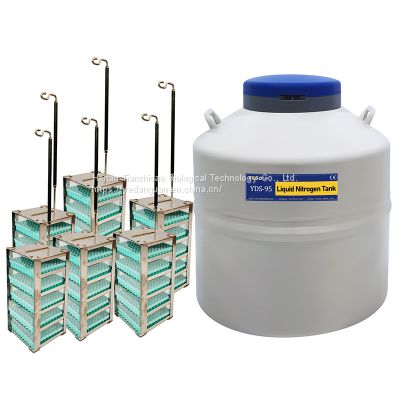 Semen collection storage liquid nitrogen container