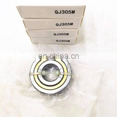 CLUNT 25*62*17mm QJ305M bearing QJ305M brass cage angular contact ball bearing QJ305M