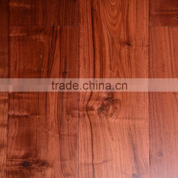 Hardwood Black Walnut Smooth Engineered Solid Wood Flooring Hard-Wearing