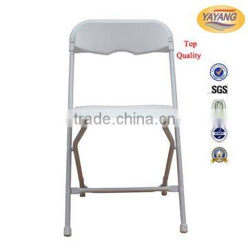Different colors Plastic white folding resin chairs in hotel furniture