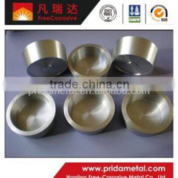 Vacuum coating tantalum crucible size for melting