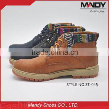 2016 New style men fashion winter safety boots wholesale