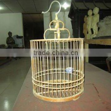 Chinese antique bamboo birdcage