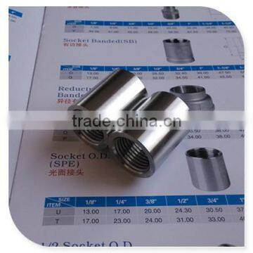 Withworth Parallel Pipe Thread DIN 259 female thread stainless steel pipe sleeves