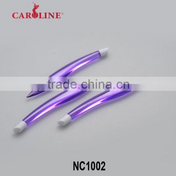 NC1002 plastic nail pusher with nail eraser