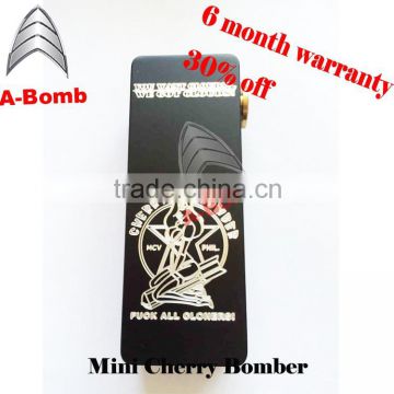 2015 Hot Sale A-bomb single 18650 mini mechanical mod cherry bomber clone mechanical mod clone