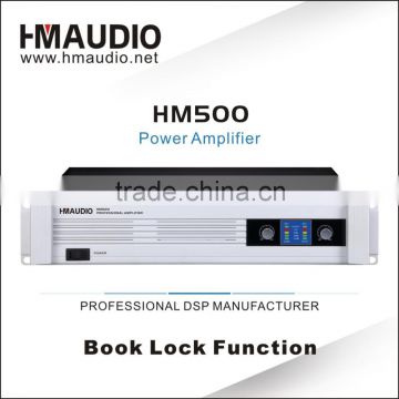 Good designed and stylish pro power amplifier HM500 made in China