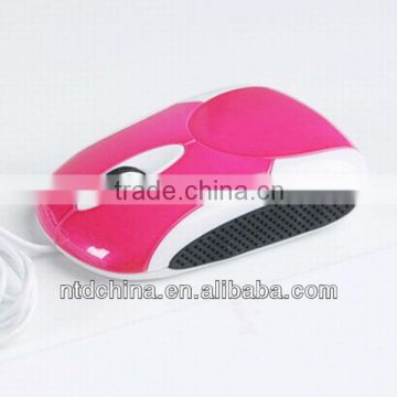 slim mouse wired with colorful appearance