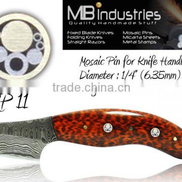Mosaic Pins for Knife Handles MP11 (1/4") 6.35mm