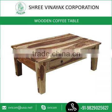 Superior in Quality and Durable Wooden Coffee Table with Perfect Finishing for Sale