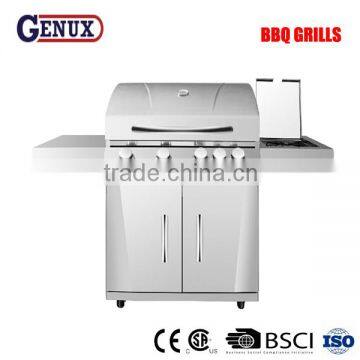 Stainless steel design barbecue gas grill