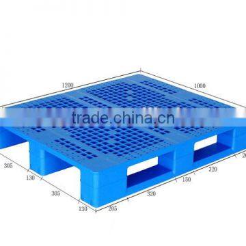 three skids type euro plastic pallet