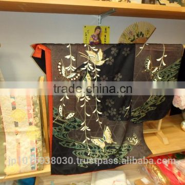 Used traditional & beautiful lady fashion dress kimono for sale with Obi & Other Items Mixed Distributed in Japan TC-008-81