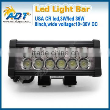 8Inch 36W CR-EE LED Work Light Flood Lamp Bar Driving Offroad 12-30V ATV SUV