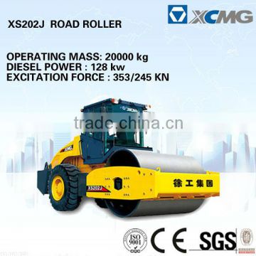 XS202J heavy duty vibratory road roller XCMG mechanical compactor