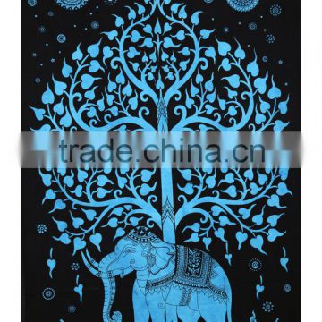 Twin Mandala Tapestry Wall Hanging Dorm Decor Wall Tapestries Indian Tapestry Twin Psychedelic Wall Tapestries Indian Supplier
