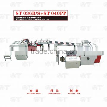 ST036S + ST040PP Automatic cover making machine and gluing machine
