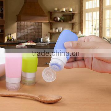 Mini Soft Silicone Bpa Free Convenient Silicone Travel Shampoo Bottle