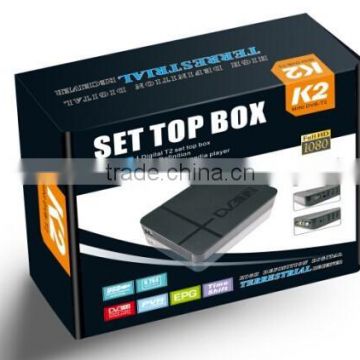 2016 hot sale DVB-T2, DVB Receiver, HD Digital Terrestrial Receiver, Digital TV Set Top Box
