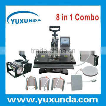 high quality painting combo sublimation machine 8 en 1