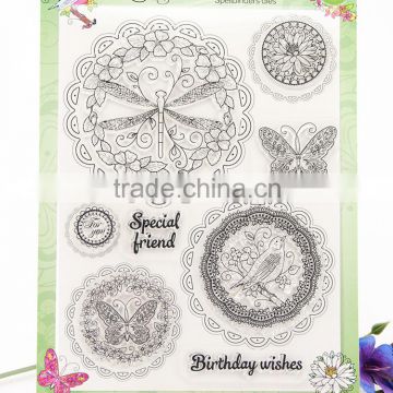 Fashionable Decorative Carton Rubber Stamp From Zhejiang