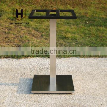 Foshan square stainless steel furniture legs, stainless steel chassis restaurant table frame Coffee room furniture legs