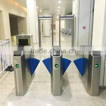 2016 Factory New Devloped Electric Turnstile Price Flap Barrier, Sliding Flap Turnstile Gate for Pedestrian Access Control