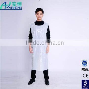 disposable pe smock/plastic apron OEM cheap price