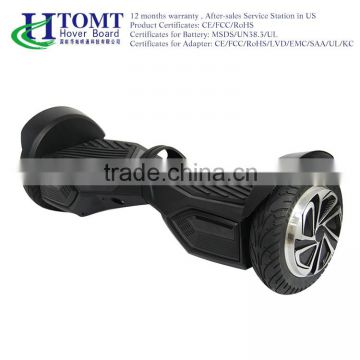 2016 new arrival 8inch aluminum alloy Two Wheels Self Balancing Scooter With Bluetooth Speaker
