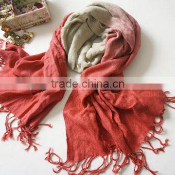 2014 new winter gradient lady pashmina scarf /shawls
