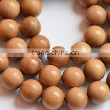 natural sandalwood buddha round loose beads/rosary beads making/malas