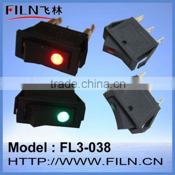 KCD3 Green and Red 12V 24V 220V on-off electronic switch