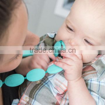 Silicone Teething Necklace for Mom to Wear