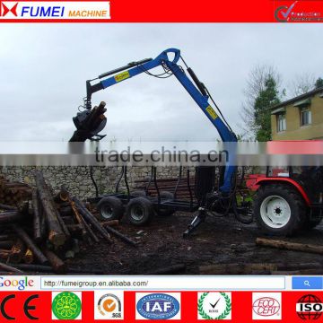 CE approved Hydraulic grapple trailer price