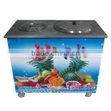 High-power blunt cream type single pot fried ice machine with CE
