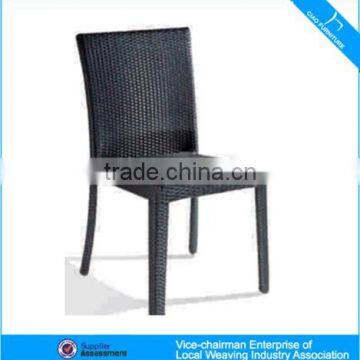 C - 2003 plastic rattan outdoor furniture dining side chair