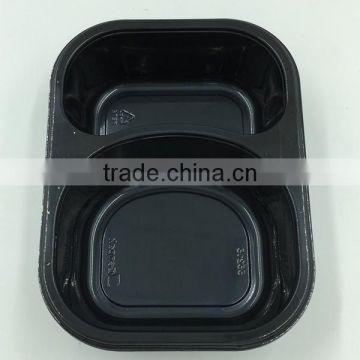 2016 China good quality plastic food compartment tray for lunch/dinner