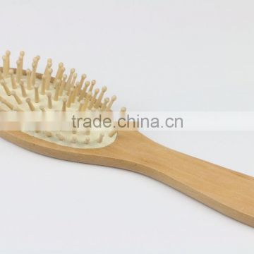 natural hair brush wood with 70 hole