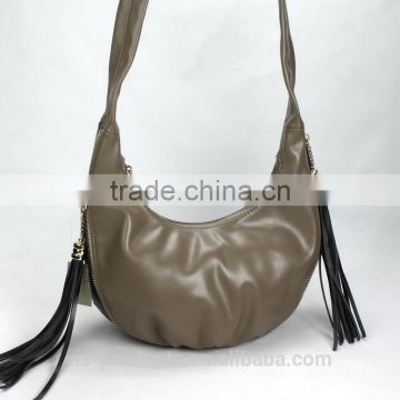 High fashion customzied tassel ornament women hobo bag