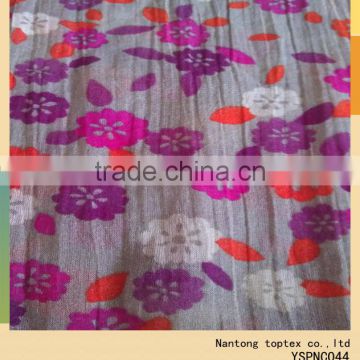 2014 new crepe printed cotton woven fabric