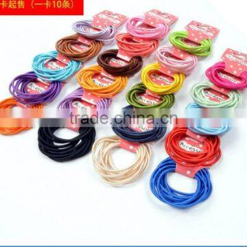 hair elastic tie no metal clasp