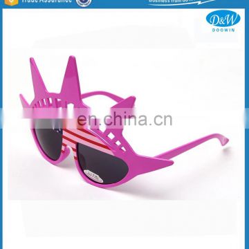 Cute Shape USA Patriotic Party Sunglasses with Lens