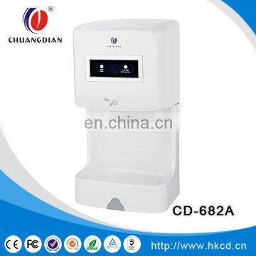 2017Wholesale LED Automatic High Speed Wall Mounted Two Wind Setting Hand Dryer CD-682A