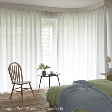 Nordic cotton and linen curtain Light transmission