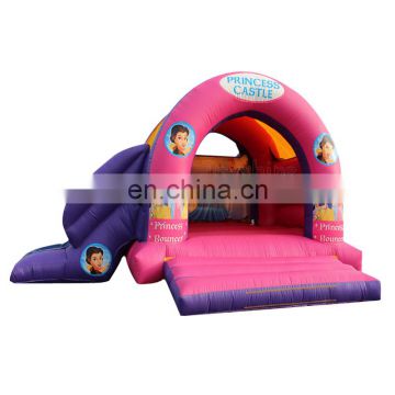 Kids Jumping Pink Princess Castle Bounce House Inflatable Bouncer Castle With Slide