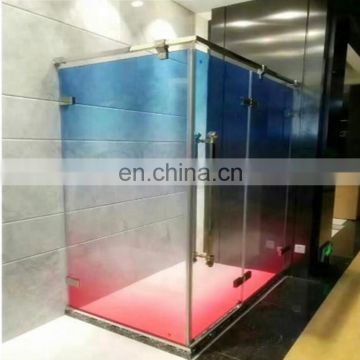 Colourful tempered glass/gradual color change glass with EN12150 certificate