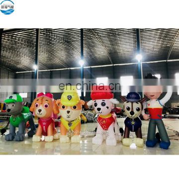 Outdoor advertising inflatable animal cartoon, inflatable dog for promotion events