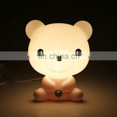 US/EU plug night sleeping lamp baby room Panda/Rabbit/Dog/Bear cartoon light kids bed lamp for gifts