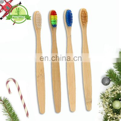 wooden toothbrush Custom Organic 100%natural Bamboo Toothbrush