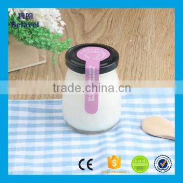 100ml glass yogurt milk bottle clear glass pudding bottle with screw cap                        
                                                Quality Choice